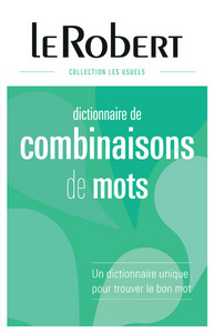 Dictionnaire de combinaisons de mots - relié