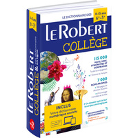 Dictionnaire 6e/3e, Le Robert Collège + Carte numérique