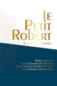 Coffret Le Petit Robert de la Langue Française 2015 Fin d'année bleu