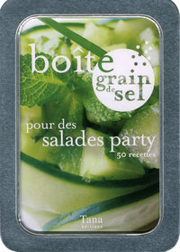 Boîte grain de sel pour des salades party 50 recettes
