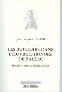 LES BOUDOIRS DANS L'OEUVRE D'HONORE DE BALZAC