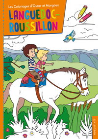 Les coloriages d'Oscar et Margaux en Languedoc-Roussillon