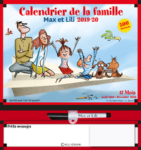 CALENDRIER DE LA FAMILLE 2019-2020