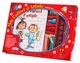 MON COFFRET D'ARTISTE - COLORIE, GRIBOUILLE, TAMPONNE - 2 CARNETS, CRAYONS, STICKERS, PAPIER DECO ..