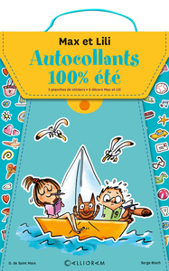 Pochette autocollants Max et Lili 100% été