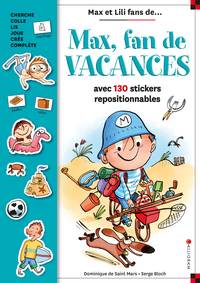 Livre stickers Max, fan de vacances