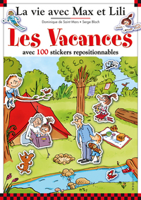 Livre stickers les vacances