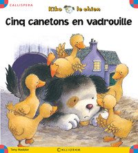 Cinq canetons en vadrouille