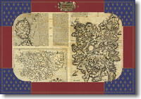 COSMOGRAPHIE DE LA CORSE 1550 EN POCHETTE RIGIDE