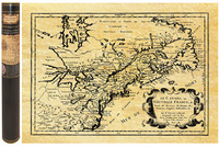 CANADA QUEBEC EN 1657 50 CM X 38 CM