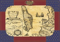 **OLERON EN 1650 CARTE DE NAVIGATION EN POCHETTE RIGIDE