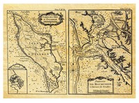 OLERON EN 1650 CARTE DE NAVIGATION A PLAT