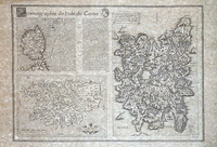 COSMOGRAPHIE DE LA CORSE 1550 A PLAT