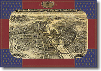 PARIS EN 1632 EN POCHETTE RIGIDE