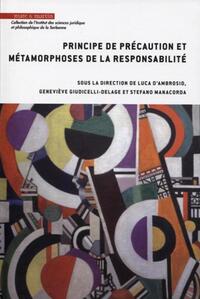 PRINCIPE DE PRECAUTION ET METAMORPHOSES DE LA RESPONSABILITE