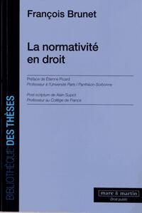 La normativité en droit