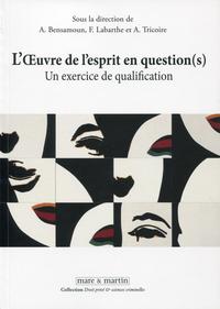 L'OEUVRE DE L'ESPRIT EN QUESTIONS (S) - UN EXERCICE DE QUALIFICATION.