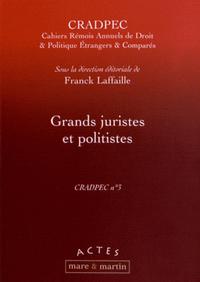 Grands juristes et politistes - CRADPEC n°3