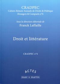 Droit et littérature - CRADPEC n°4