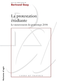 LA PROTESTATION ETUDIANTE