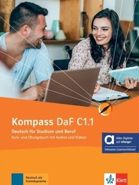 KOMPASS DAF C1.1 - LIVRE + CAHIER D'ACTIVITES HYBRIDE
