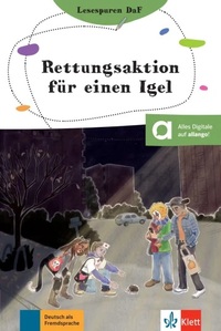 Rettungsaktion für einen Igel