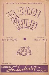 RONDE DES HEURES VARIOUSTES (CHT-PNO CHANT
