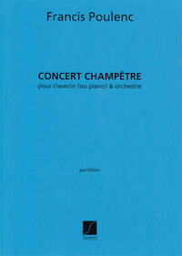CONCERT CHAMPETRE PARTITION CLAVECIN OU PIANO ET