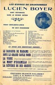 SI J'EN AVAIS UNE COMME VARIOUSTES CHANT SEUL CHANT