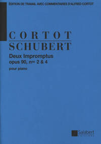 2 IMPROMPTUS OP.90 N 2 ET 4 (CORTOT) PIANO PIANO