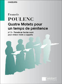 QUATRE MOTETS POUR UN TEMPS DE PENITENCE NO3 - CHANT