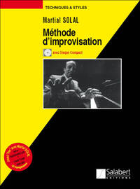 MARTIAL SOLAL - METHODE D' IMPROVISATION RECUEIL + SUPPORT AUDIO