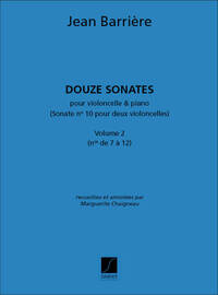 12 SONATES VOL.2 VIOLONCELLE-PIANO VIOLONCELLE
