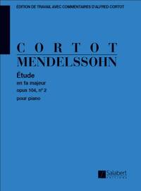 ETUDE EN FA MAJEUR OP.104 N 2 PIANO PIANO