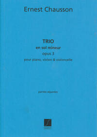TRIO EN SOL MINEUR, OPUS 3 MUSIQUE D'ENSEMBLE