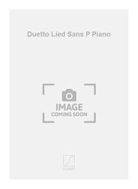 DUETTO LIED SANS P PIANO PIANO