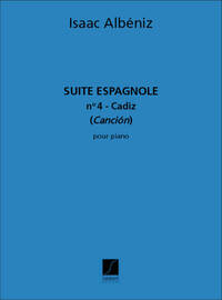 CADIZ SUITE ESPAGNOLE N 4 PIANO