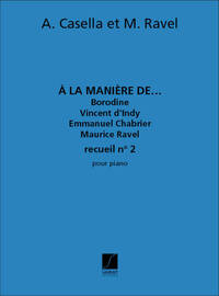 A LA MANIERE DE VOL 2 PIANO