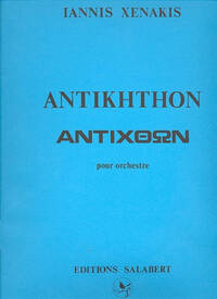 ANTIKHTHON ORCHESTRE PARTITION ORCHESTRE