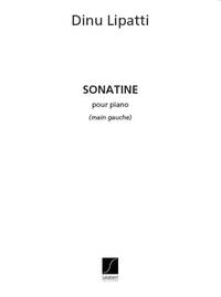 SONATINE, POUR PIANO (MAIN GAUCHE) PIANO