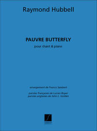 PAUVRE BUTTERFLY ! CHANT-PIANO  CHANT