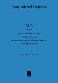 ARIA OPUS 7 POUR VIOLONCELLE ET PIANO VIOLONCELLE-PARTITION+PARTIES SEPAREES