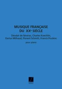 MUSIQUE FRANCAISE DU XXEME SIECLE POUR PIANO PIANO