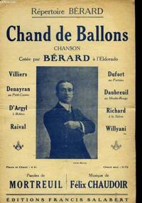 CHAND DE BALLONS VARIOUSTES CHANT SEUL CHANT