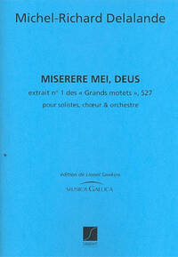 MISERERE MEI DEUS S27 GRDS MOTETS V.1 SOLI CHANT
