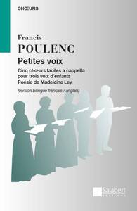 PETITES VOIX CINQ CHOEURS FACILES A CAPPELLA