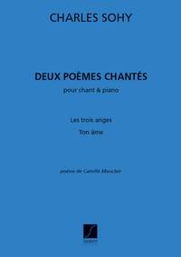 2 POEMES CHANTES CHANT-PIANO CHANT