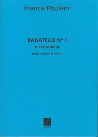 BAGATELLE N 1 EN RE MINEUR VIOLON-PIANO VIOLON