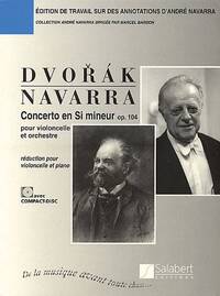 CONCERTO OP.104 VIOLONCELLE-PIANO AVEC CD ACCOMP VIOLONCELLE
