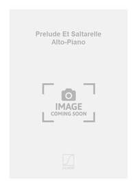 PRELUDE ET SALTARELLE ALTO-PIANO  MUSIQUE D'ENSEMBLE